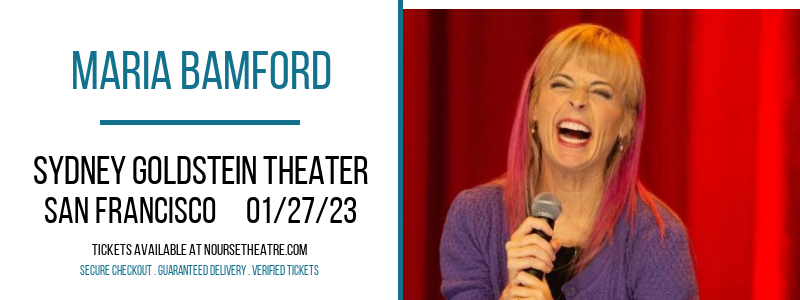 Maria Bamford at Sydney Goldstein Theater tickets Maria Bamford at Sydney Goldstein Theater