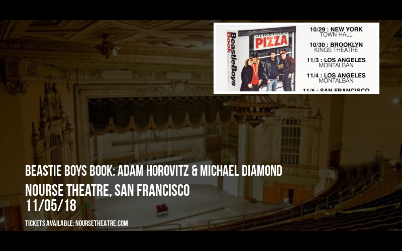 Beastie Boys Book: Adam Horovitz & Michael Diamond at Nourse Theatre