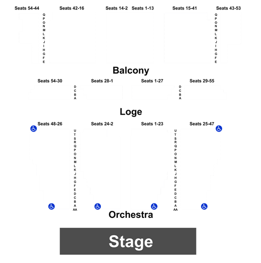 Nourse Theater Seating Chart Sf