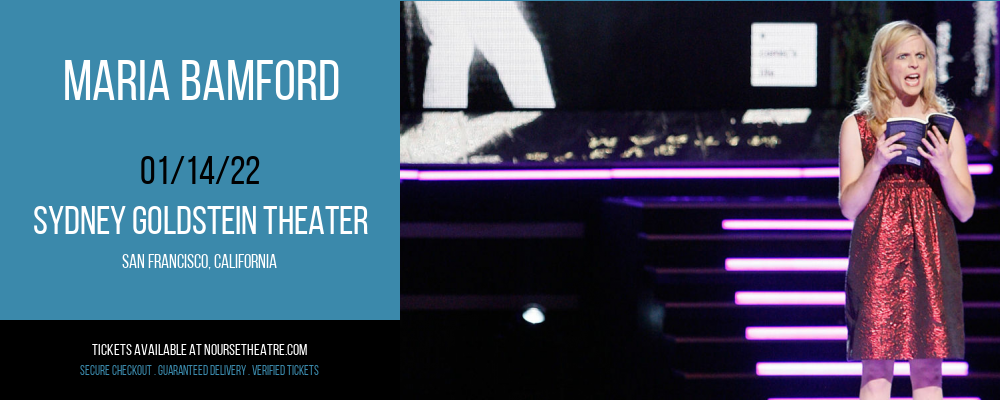 Maria Bamford at Sydney Goldstein Theater tickets Maria Bamford at Sydney Goldstein Theater