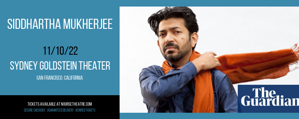 Siddhartha Mukherjee at Sydney Goldstein Theater