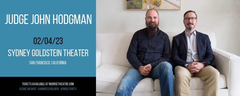 Judge John Hodgman at Sydney Goldstein Theater tickets Judge John Hodgman at Sydney Goldstein Theater