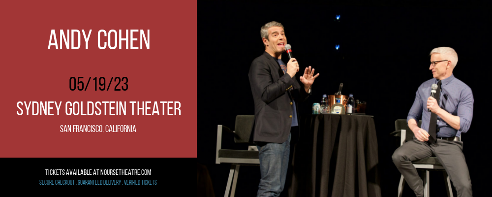 Andy Cohen at Sydney Goldstein Theater