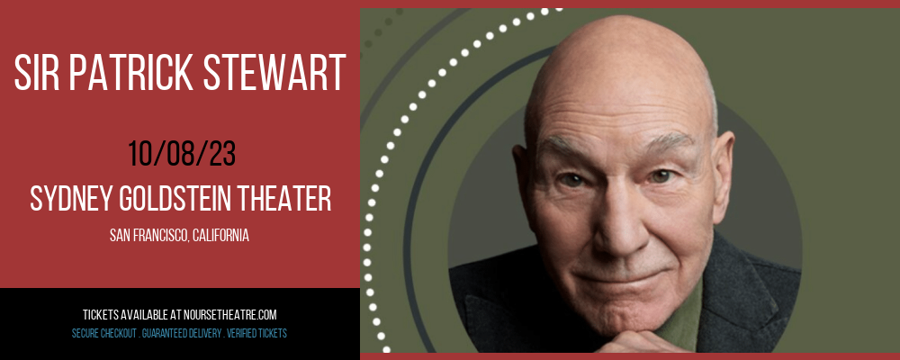 Sir Patrick Stewart at Sydney Goldstein Theater