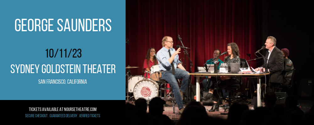 George Saunders at Sydney Goldstein Theater