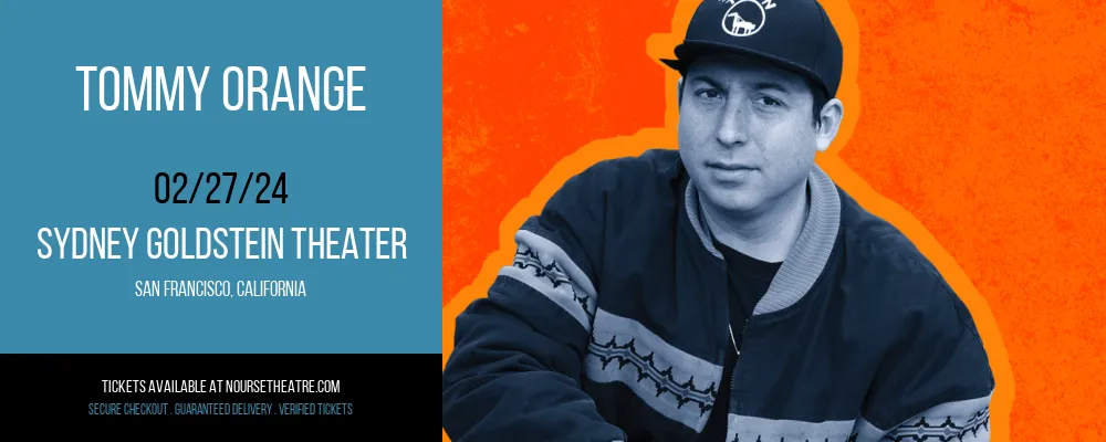 Tommy Orange at Sydney Goldstein Theater